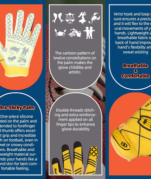 youth wide receiver gloves