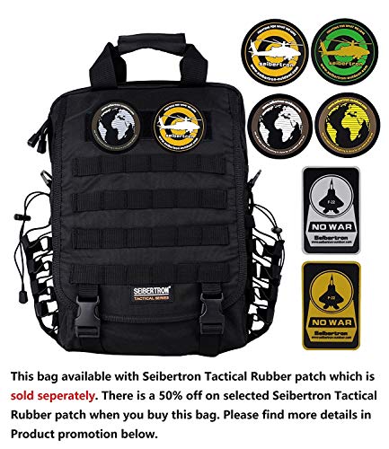 Seibertron waterproof Molle Tactical Laptop Sling BAG Backpack