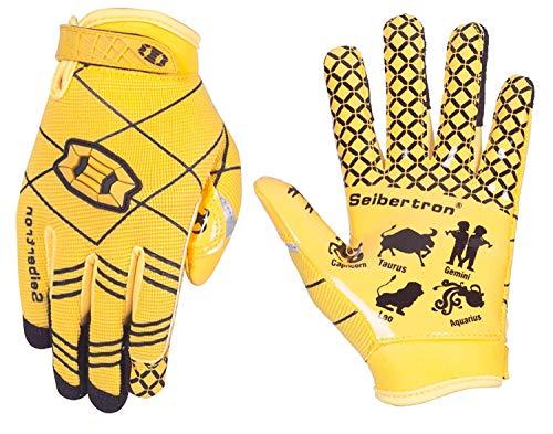 Seibertron Pro 3.0 Twelve Constellations Elite Ultra-Stick Sports Receiver Glove Football Gloves Youth