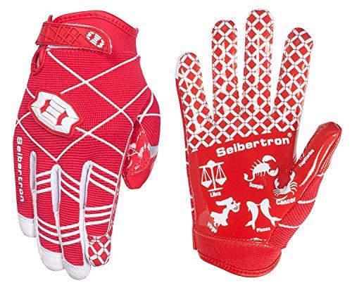 Seibertron Pro 3.0 Twelve Constellations Elite Ultra-Stick Sports Receiver Glove Football Gloves Youth