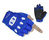 blue mtb gloves