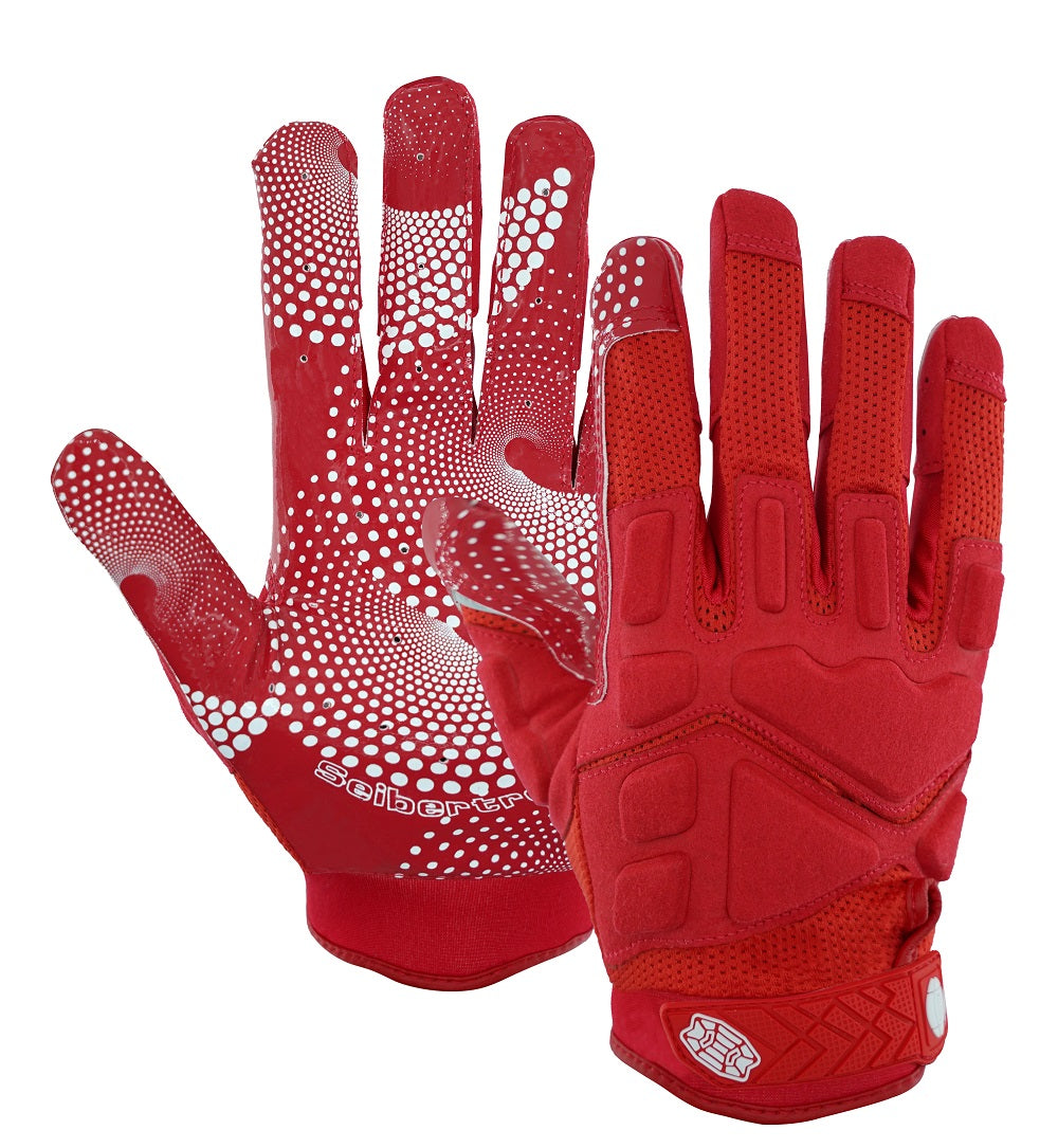 Seibertron Adult G.A.R.G 2.0 Gel Filled Patented Anti-Impact Ultra-Stick Football Sports Receiver Gloves