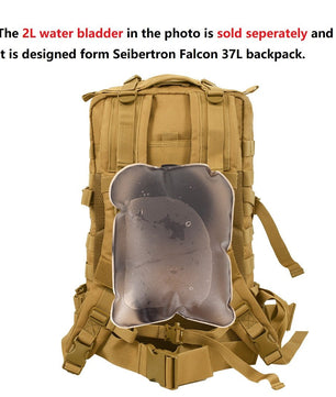 Durable trekking backpack designed for rugged outdoor activities.