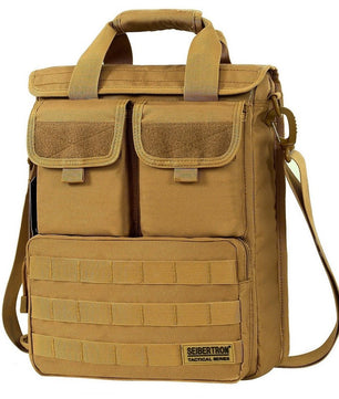 Seibertron Field Tech Shoulder Bag Tactical Response laptop Attache Case - SeibertronShoes