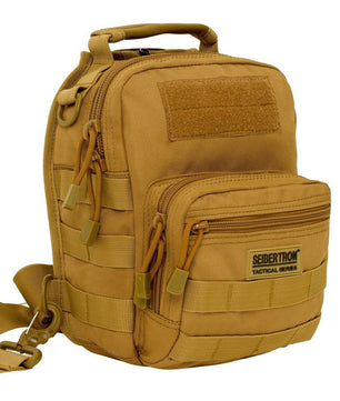 Seibertron Tactical Outlaw Sling Pack Molle Multifunctional Day Bag - SeibertronSports602201113123