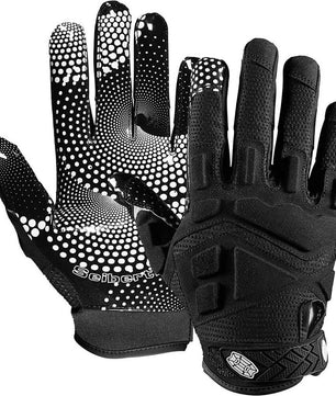 Seibertron Youth G.A.R.G 2.0 Gel - Filled Anti - Impact Ultra - Stick Football Receiver Gloves – Patented Technology for Maximum Grip & Protection - Seibertron