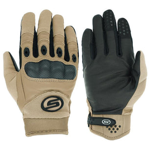 Seibertron Carbon Fiber Hard Knuckle Sheepskin Palm Motorcycle Gloves