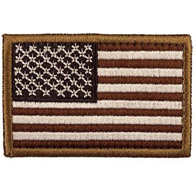 Tactical USA Flag Patch-Black & White by Seibertron