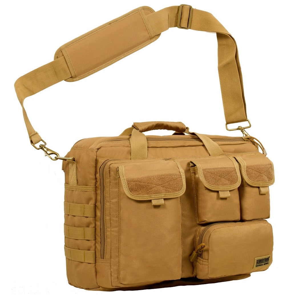 Seibertron Pro-Multifunction Shoulder Messenger Bag Fit for 14.1" or 17.3" Laptop