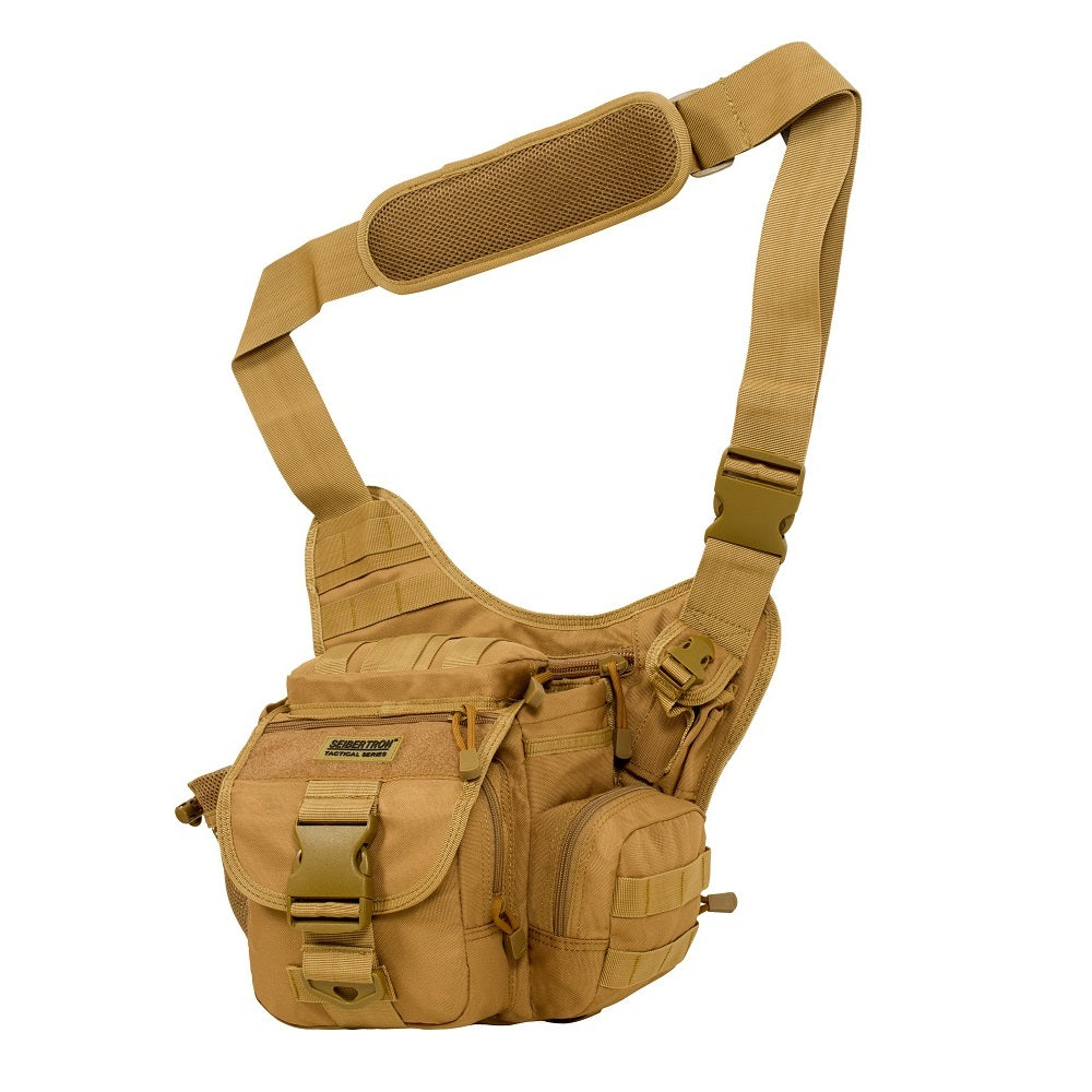 Seibertron Tactical Sling Pack EDC Travel Compact Messenger Molle Bag