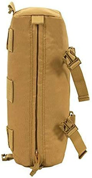 Water-resistant travel backpack suitable for outdoor enthusiasts.