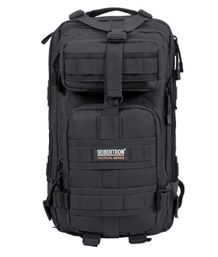 Waterproof adventure backpack designed for rugged camping gear.