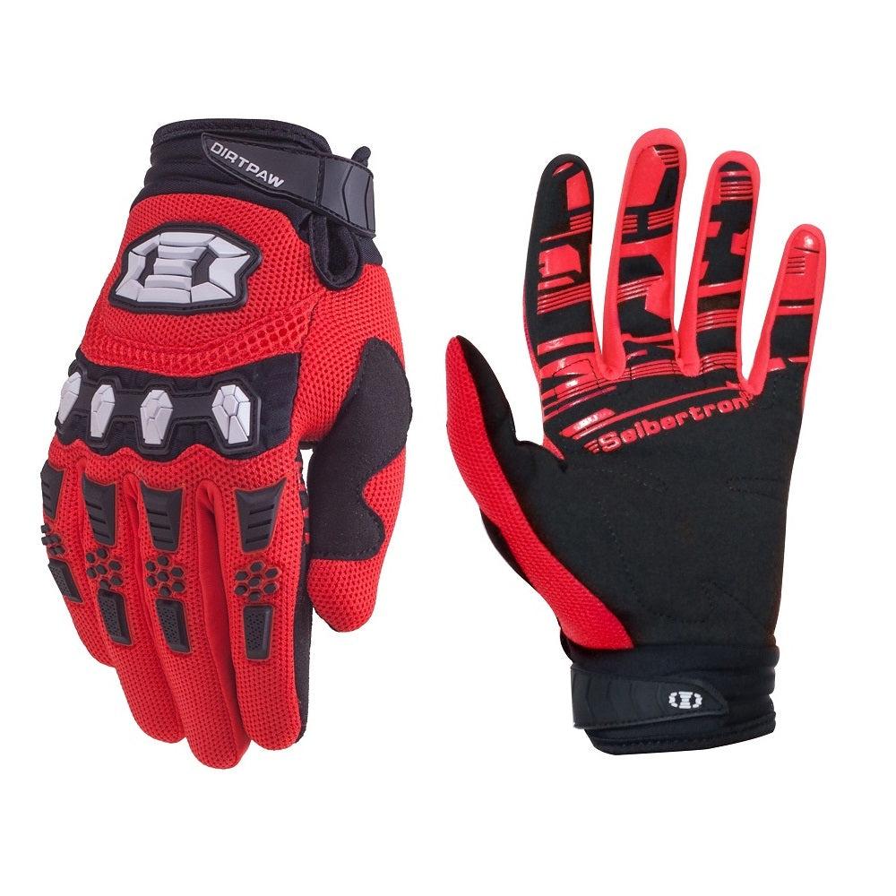 Seibertron Adult Dirtpaw Unisex BMX MX ATV MTB Racing Mountain Bike Bicycle Cycling Off-Road/Dirt Bike Gloves Road Racing Motorcycle Motocross Sports Gloves Touch Recognition Full Finger Glove