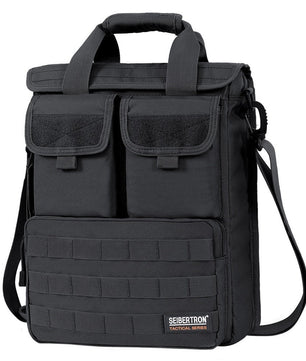 Seibertron Field Tech Shoulder Bag Tactical Response laptop Attache Case - SeibertronShoes602201071188