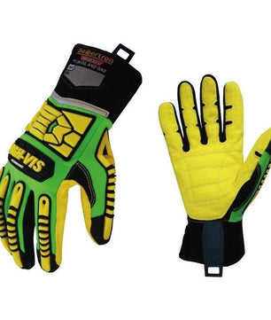 Seibertron HIGH - VIS SDXC5 Mechanics Cut5 Impact Cut Puncture Resistant Gloves Oil and Gas/Oilfield Safety Gloves CE EN388 4543 - Seibertron