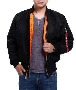 Seibertron Men's MA - 1 Bomber Flight Waterproof/Water Repellent Jacket - SeibertronApparel602201113536