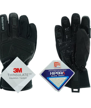 Seibertron S.C.W.G 2.0 Waterproof Winter - 4℉ Cold Proof Touchscreen Anti Slip Palm Impact Gloves for Cycling Motorcycle - Seibertron
