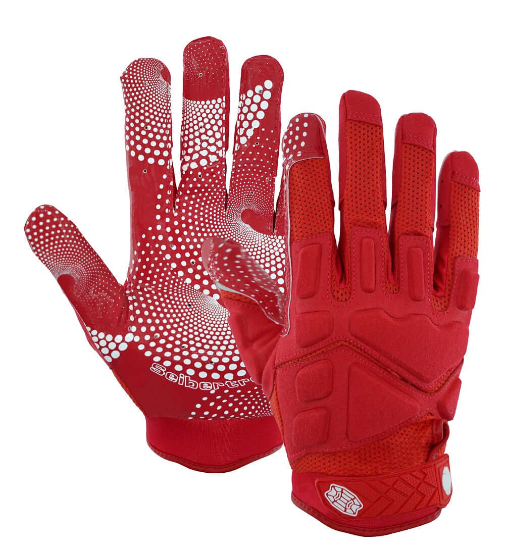 Seibertron Youth G.A.R.G 2.0 Gel - Filled Anti - Impact Ultra - Stick Football Receiver Gloves – Patented Technology for Maximum Grip & Protection - Seibertron