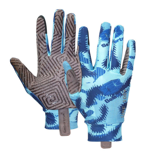 Seibertron Youth S.P.S.G - 4 Horse Riding Touchscreen UPF100+ UV Sun Glove - Seibertron